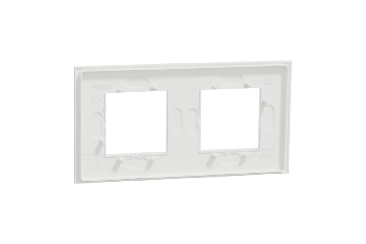 Рамка 2-постова Unica Deco Material, матовий білий (NU600479)