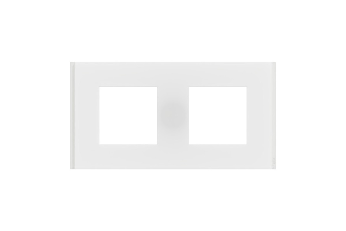 Рамка 2-постова Unica Deco Material, матовий білий (NU600479)