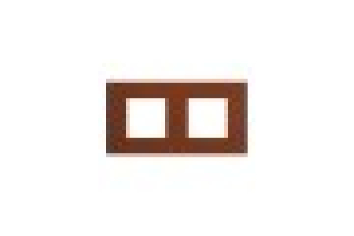 Рамка 2-постова Unica Deco Material, теракотовий (NU600471)