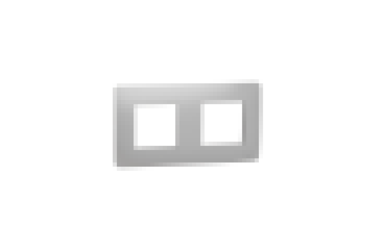 Рамка 2-постова Unica New, алюміній (NU200430)