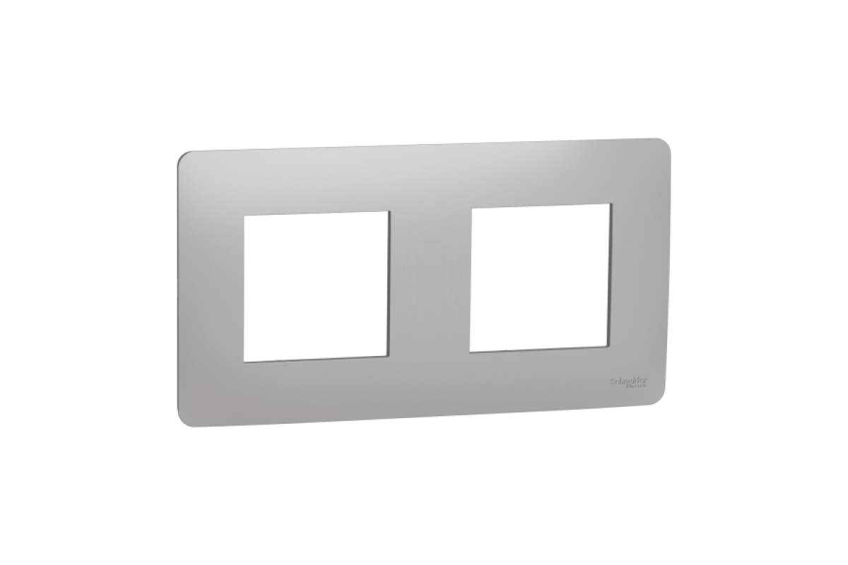 Рамка 2-постова Unica New, алюміній (NU200430)