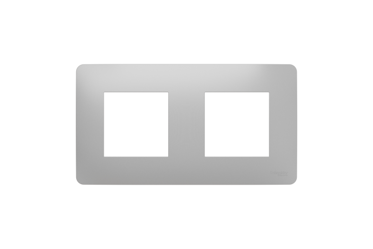 Рамка 2-постова Unica New, алюміній (NU200430)