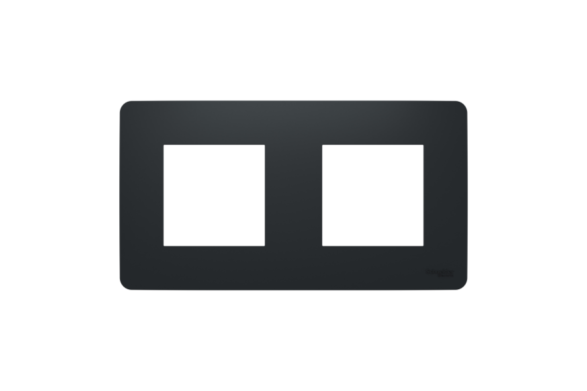Рамка 2-постова Unica New, антрацит (NU200454)