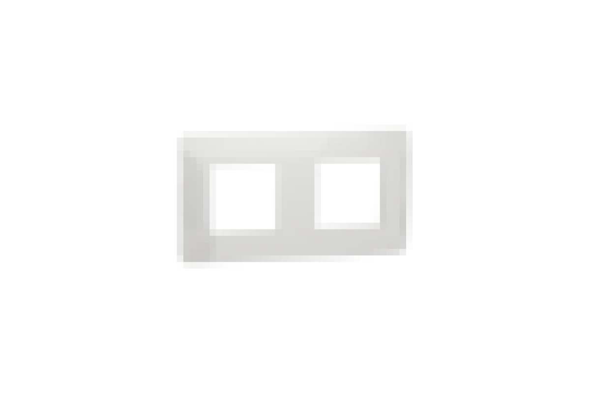 Рамка 2-постова Unica New, біла (NU200418)