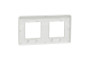 Рамка 2-постова Unica New, Білий/білий (NU280418)