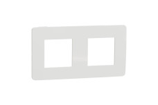 Рамка 2-постова Unica New, Білий/білий (NU280418)
