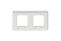 Рамка 2-постова Unica New, Білий/білий (NU280418)