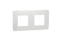 Рамка 2-постова Unica New, Білий/білий (NU280418)