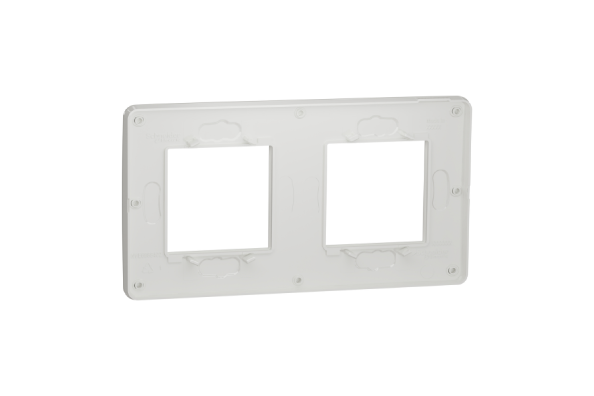 Рамка 2-постова Unica New, Білий/білий (NU280418)