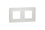 Рамка 2-постова Unica New, Білий/білий (NU280418)