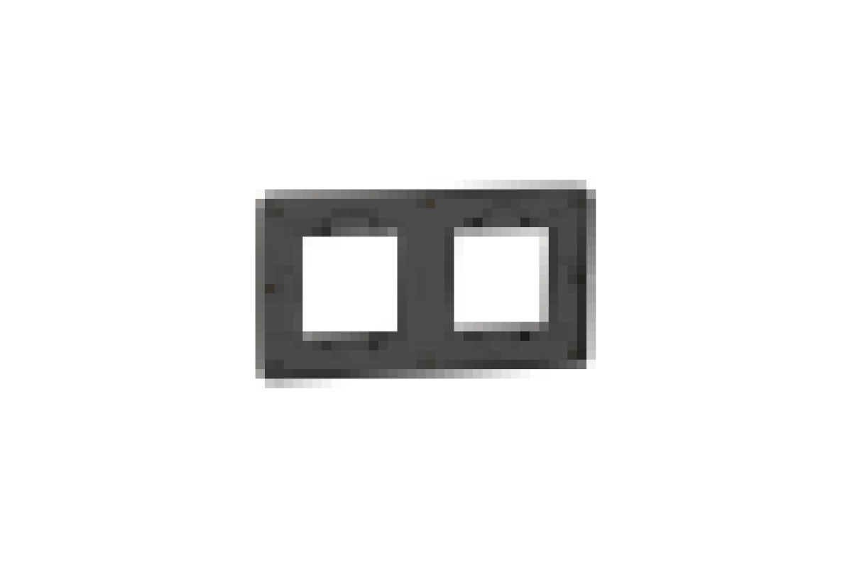 Рамка 2-постова Unica New, Бронза/антрацит (NU280452)