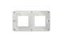 Рамка 2-постова Unica New, Димчато-сірий/білий (NU280421)
