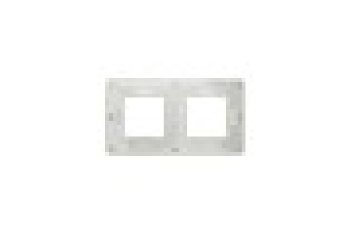 Рамка 2-постова Unica New, Золото/білий (NU280459)