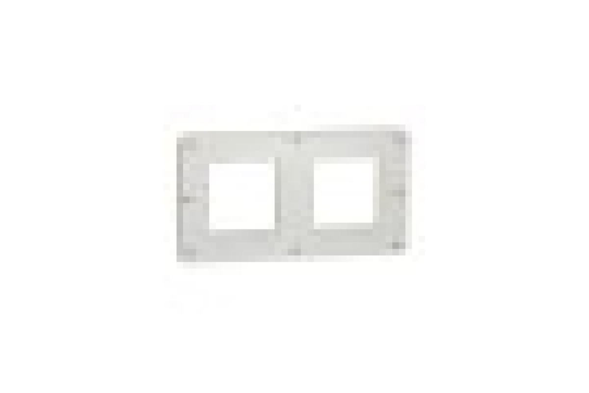 Рамка 2-постова Unica New, Золото/білий (NU280459)