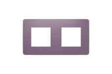 Рамка 2-постова Unica New, Ліловий/білий (NU280414)