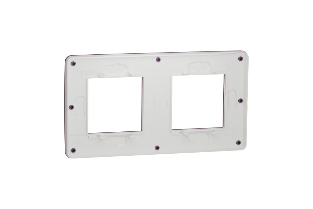 Рамка 2-постова Unica New, Ліловий/білий (NU280414)
