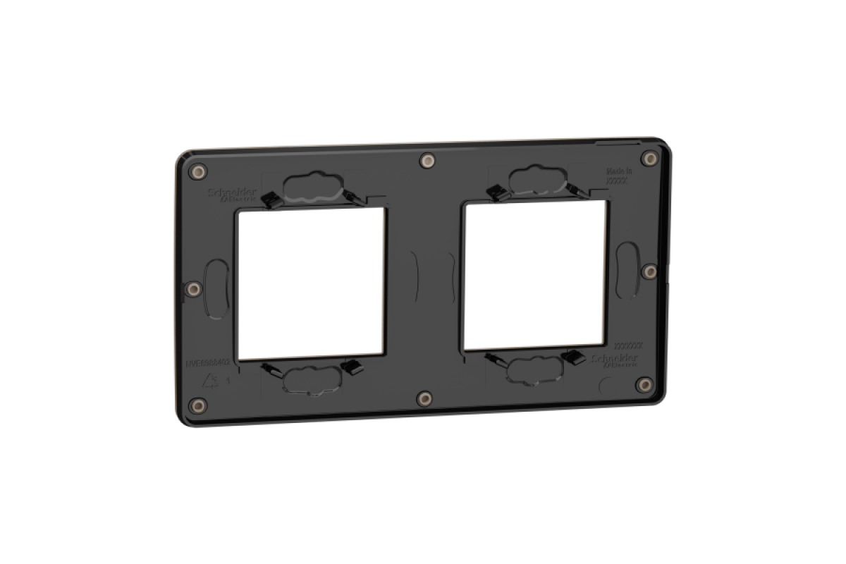 Рамка 2-постова Unica New, Пісочний/антрацит (NU280428)