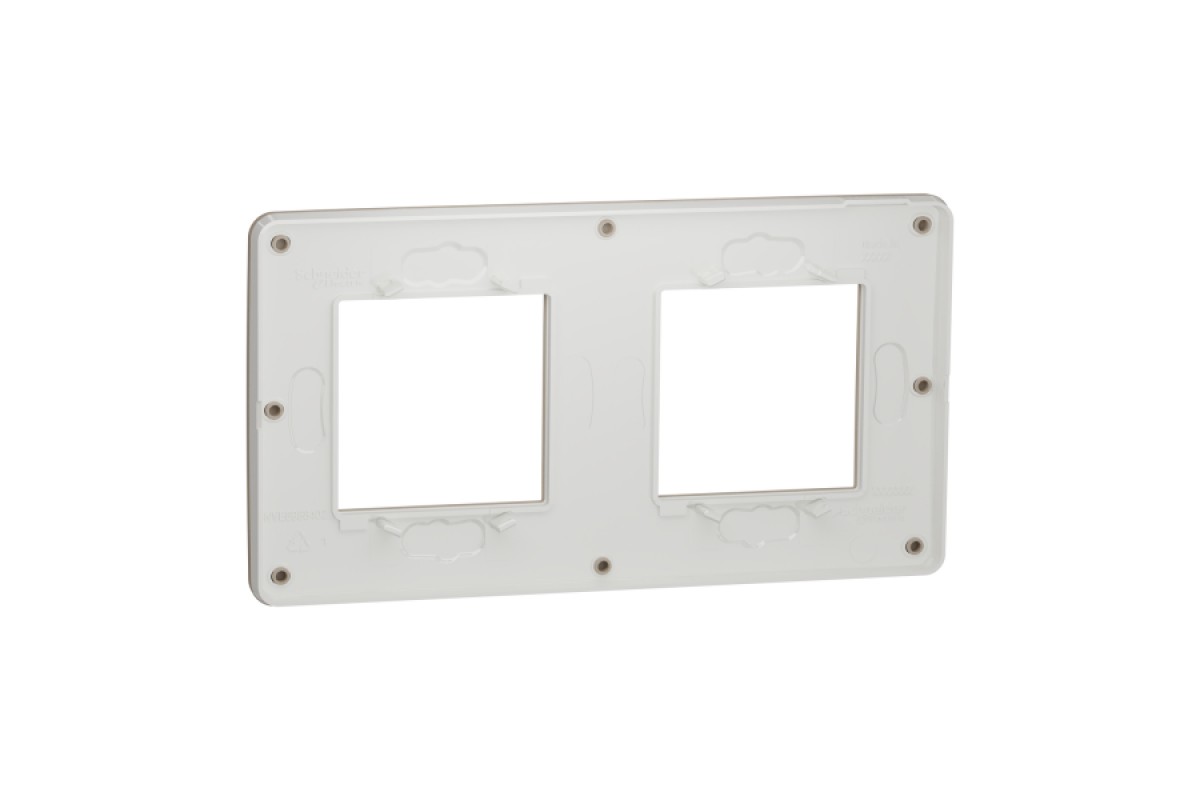Рамка 2-постова Unica New, Пісочний/білий (NU280426)