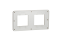 Рамка 2-постова Unica New, Пісочний/білий (NU280426)