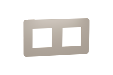Рамка 2-постова Unica New, Пісочний/бежевий (NU280427)