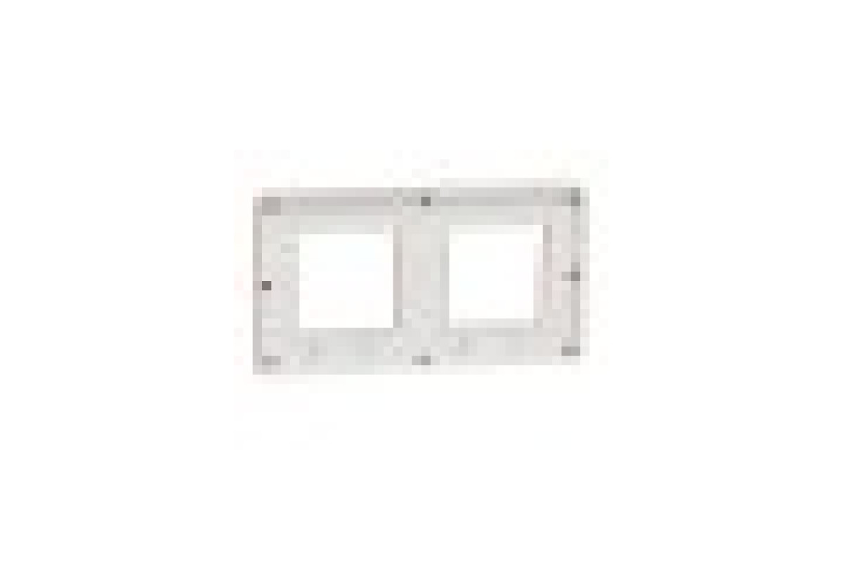 Рамка 2-постова Unica New, Червона/білий (NU280413)