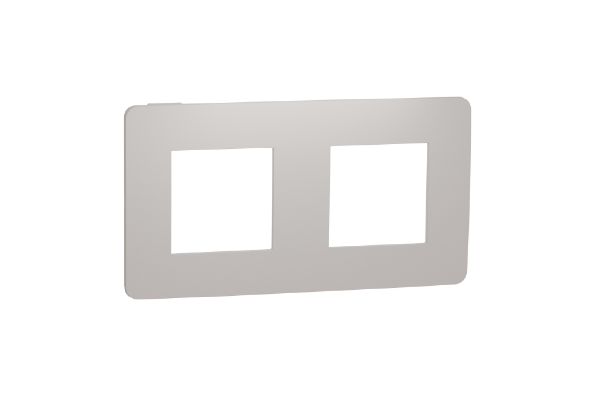 Рамка 2-постова Unica New, Шампань/білий (NU280424)