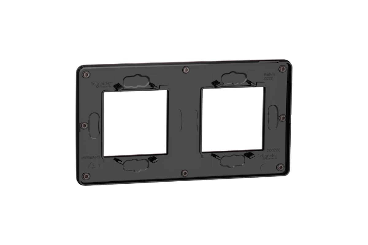 Рамка 2-постова Unica New, Шоколад/антрацит (NU280417)