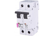 Автоматичний вимикач ETIMAT 10 16A 2P характеристика C 10kA ETI (002133716)