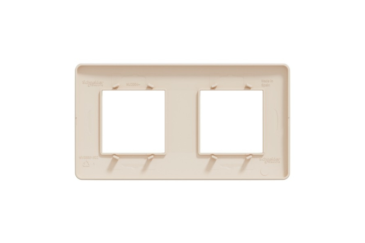 Рамка 2-постова, бежева Unica New Studio (NU200444)
