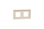 Рамка 2-постова, бежева/бежева Unica New Studio Color (NU280444)