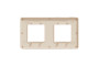 Рамка 2-постова, бежева/бежева Unica New Studio Color (NU280444)