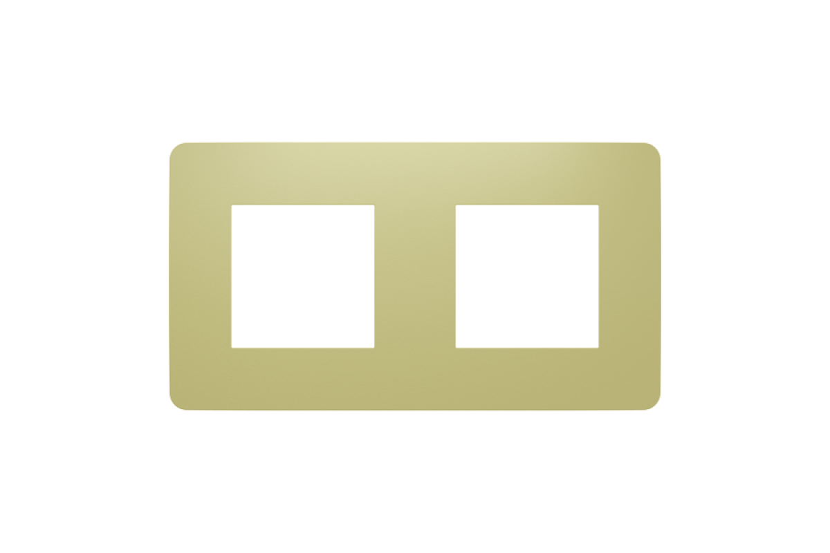 Рамка 2-постова, Зелене Яблуко/білий (NU280411)