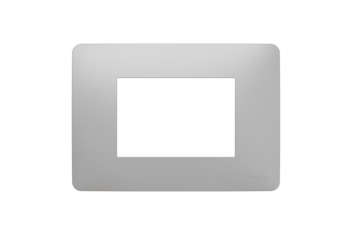 Рамка 3-модульна Unica New, алюміній (NU210330)