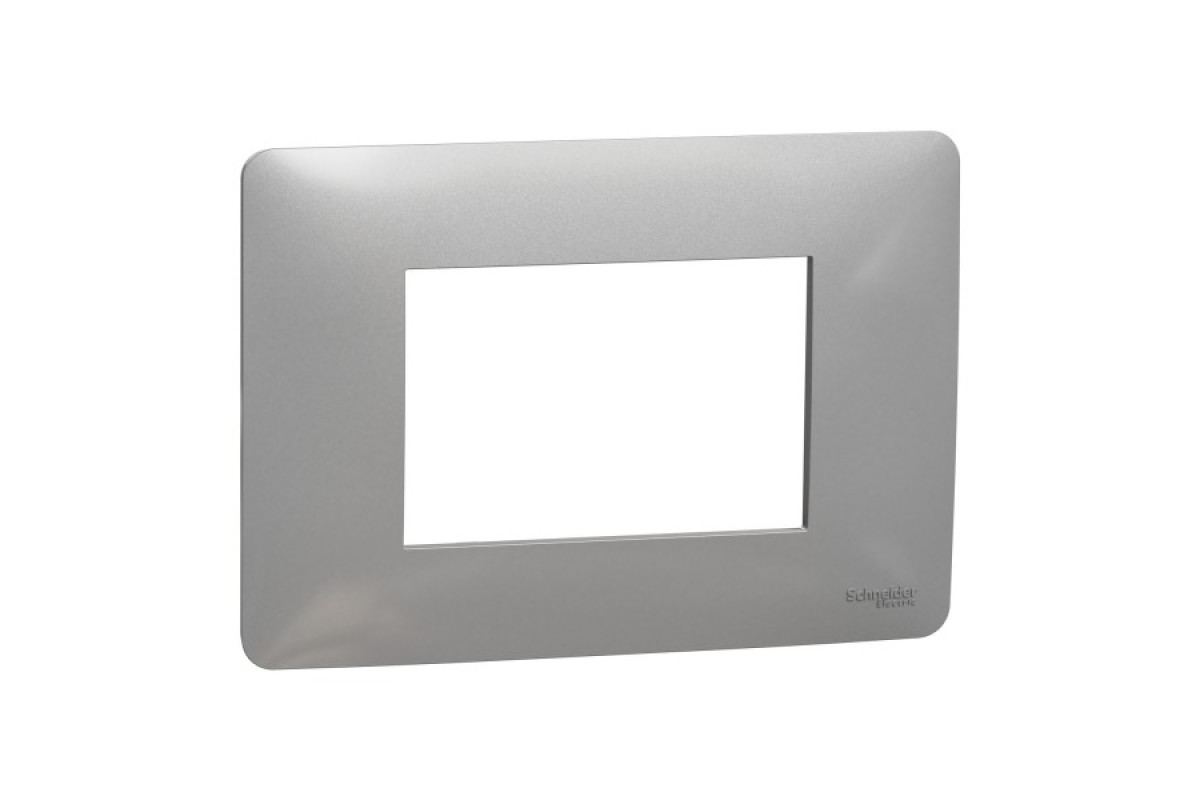 Рамка 3-модульна Unica New, алюміній (NU210330)