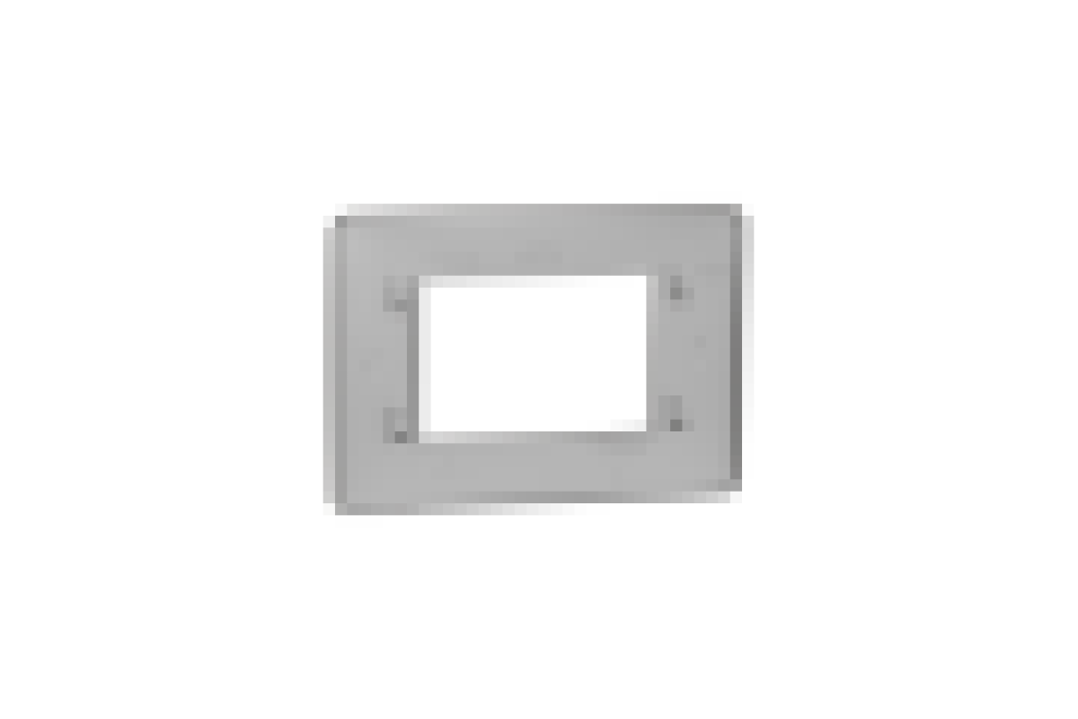 Рамка 3-модульна Unica New, алюміній (NU210330)