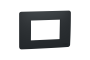 Рамка 3-модульна Unica New, антрацит (NU210354)