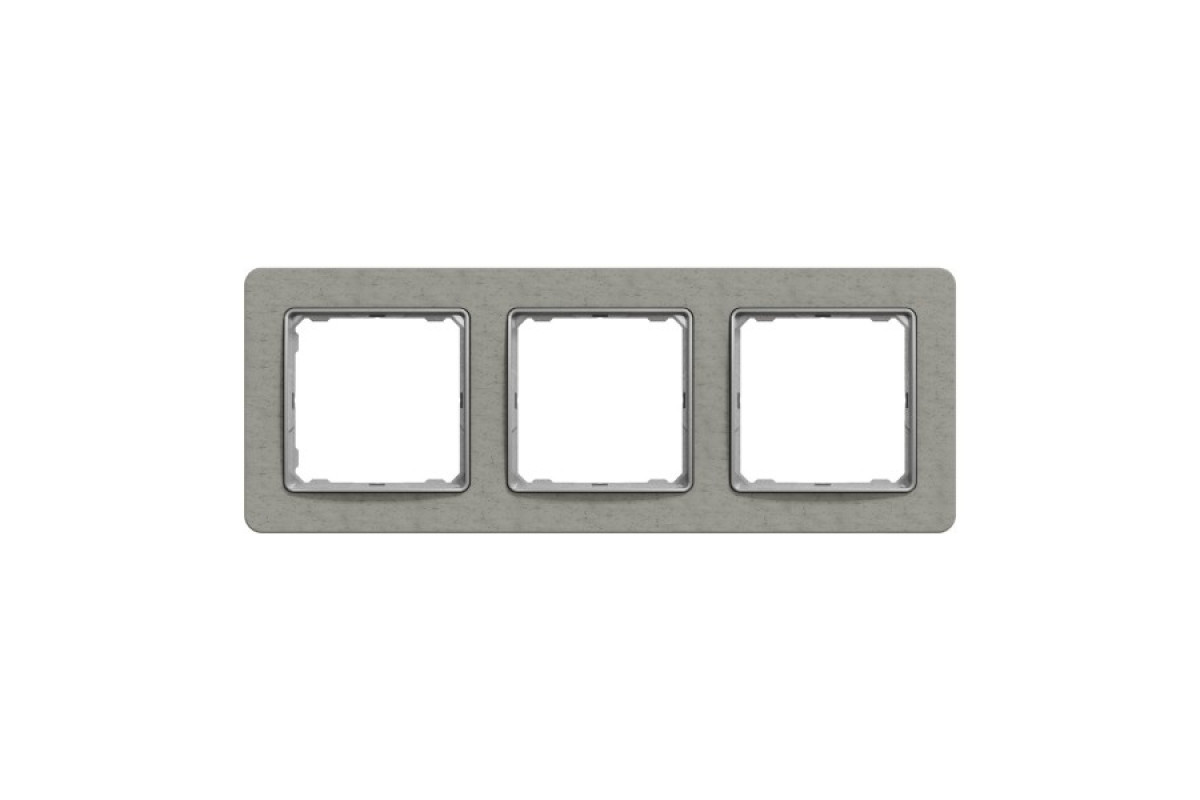 Рамка 3-постова Бетон Sedna Elements (SDD390803)