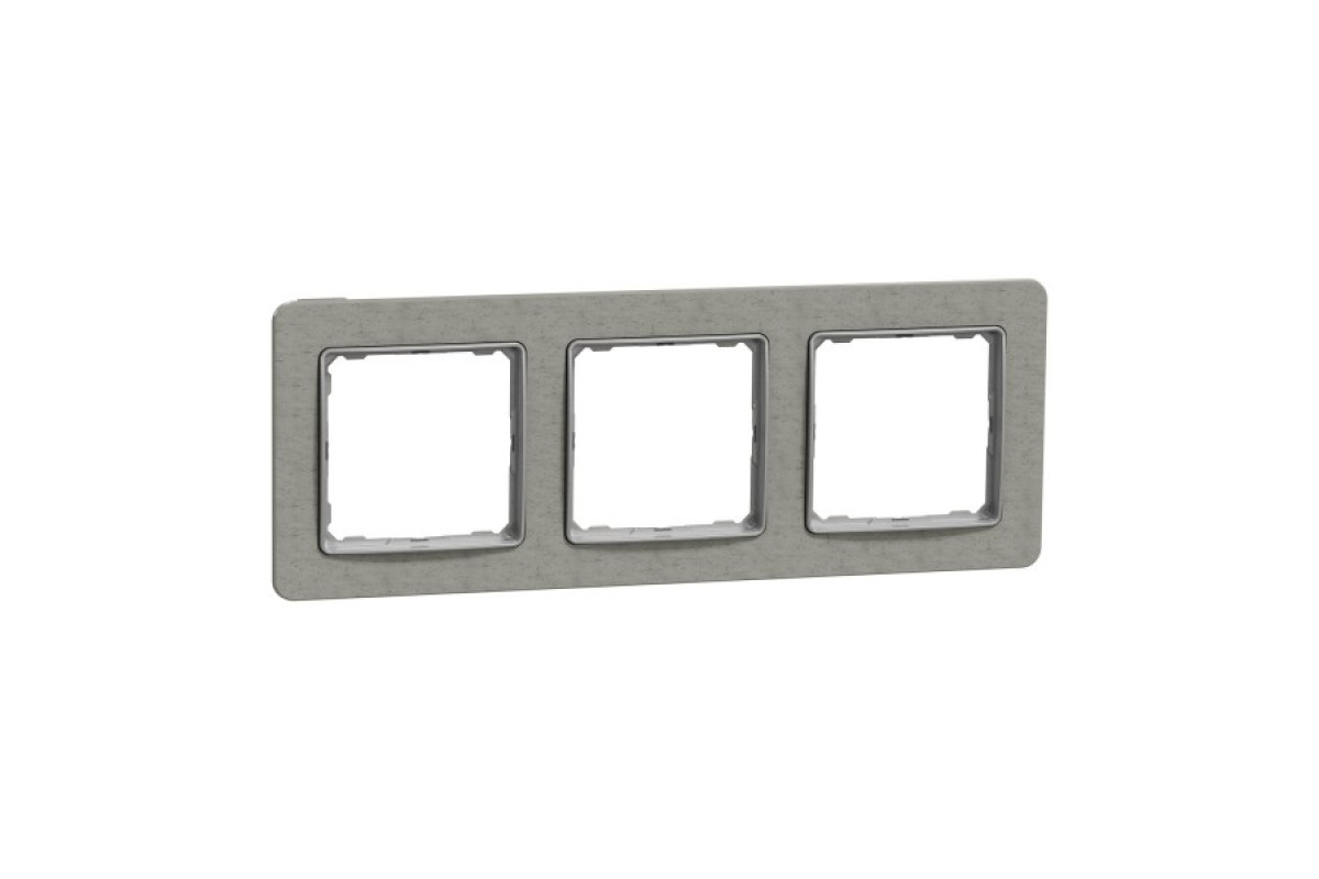 Рамка 3-постова Бетон Sedna Elements (SDD390803)