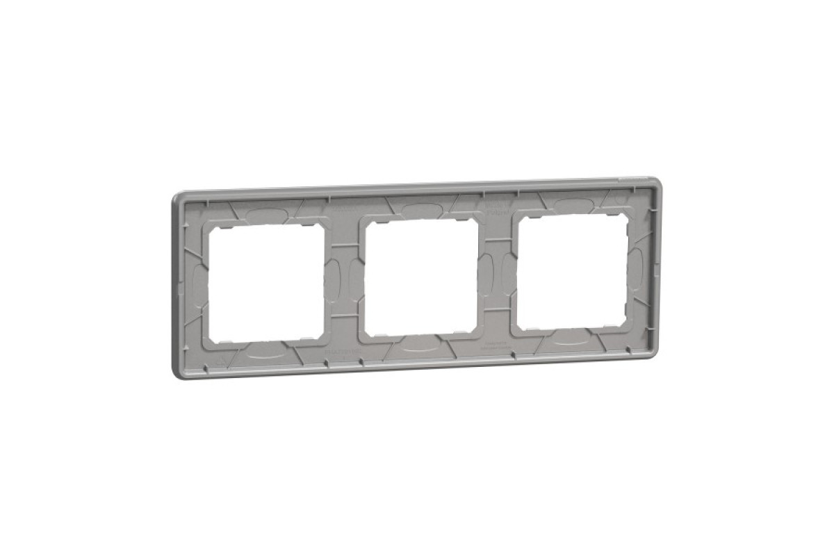 Рамка 3-постова Матовий алюміній Sedna Elements (SDD370803)