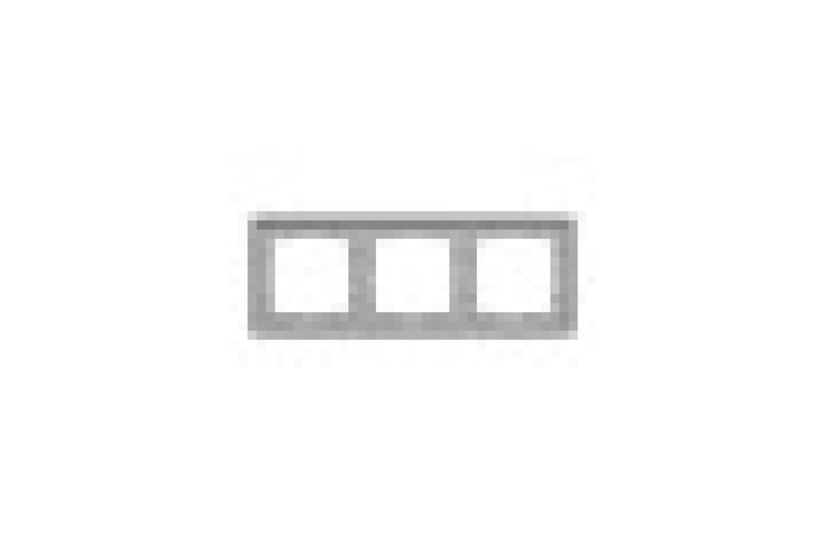 Рамка 3-постова Матовий алюміній Sedna Elements (SDD370803)