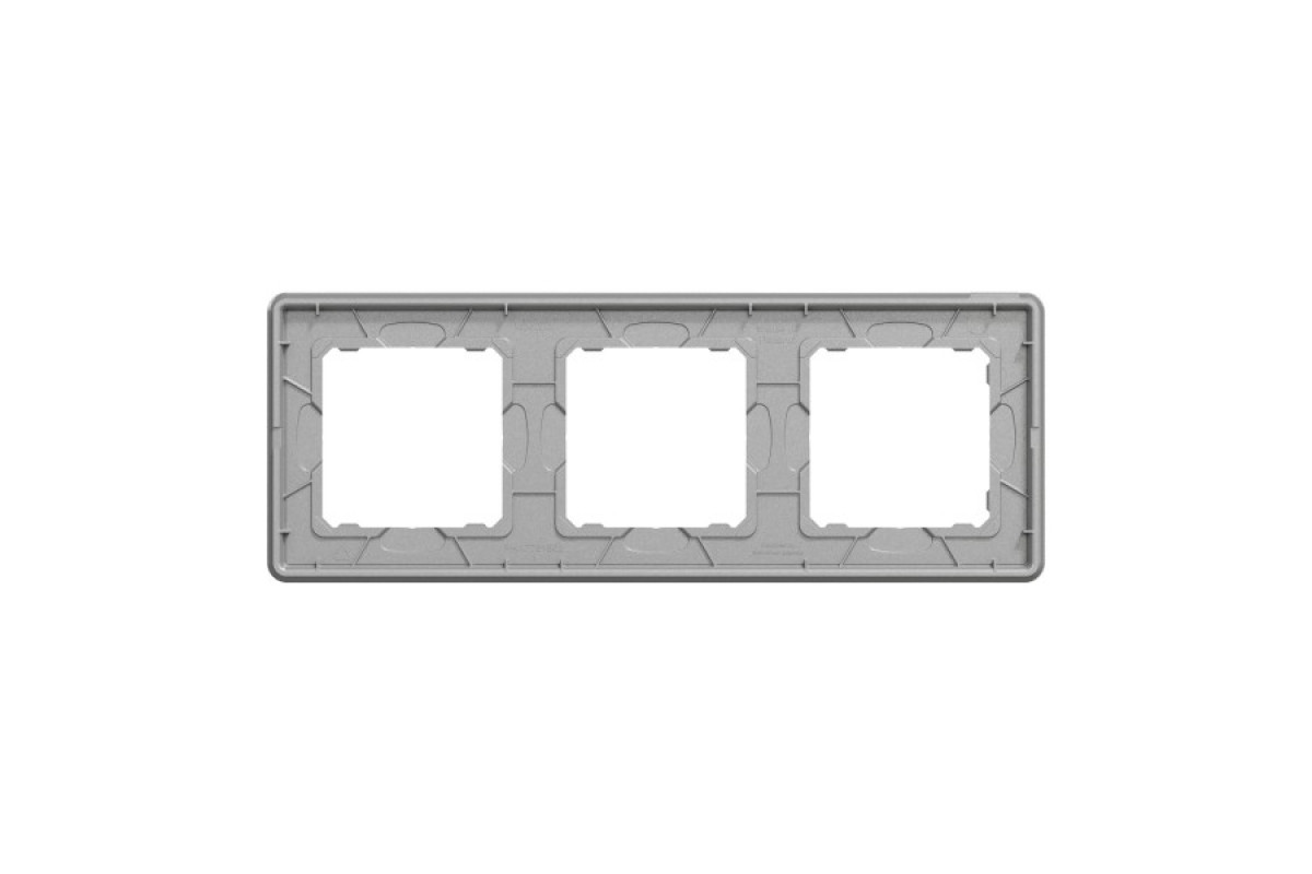 Рамка 3-постова Матовий алюміній Sedna Elements (SDD370803)
