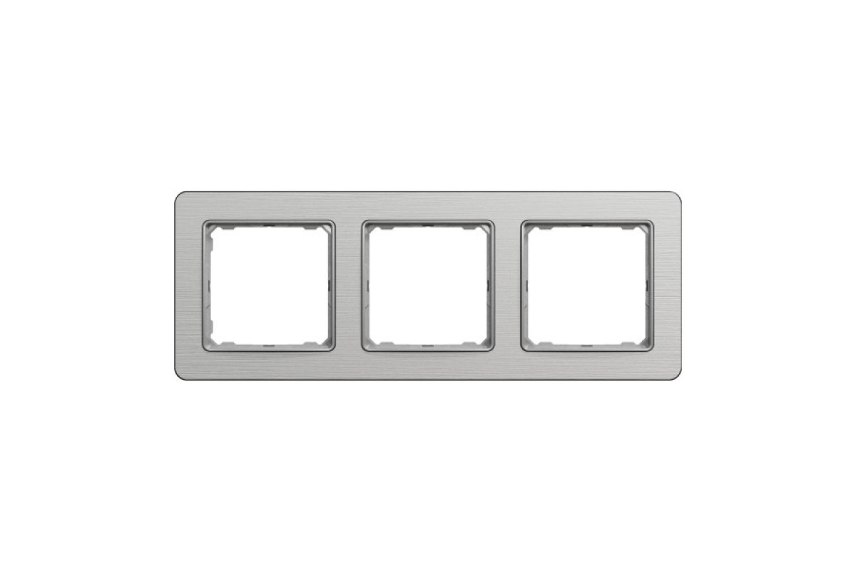 Рамка 3-постова Матовий алюміній Sedna Elements (SDD370803)