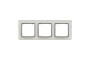 Рамка 3-постова Штучне Біле скло Sedna Elements (SDD360803)
