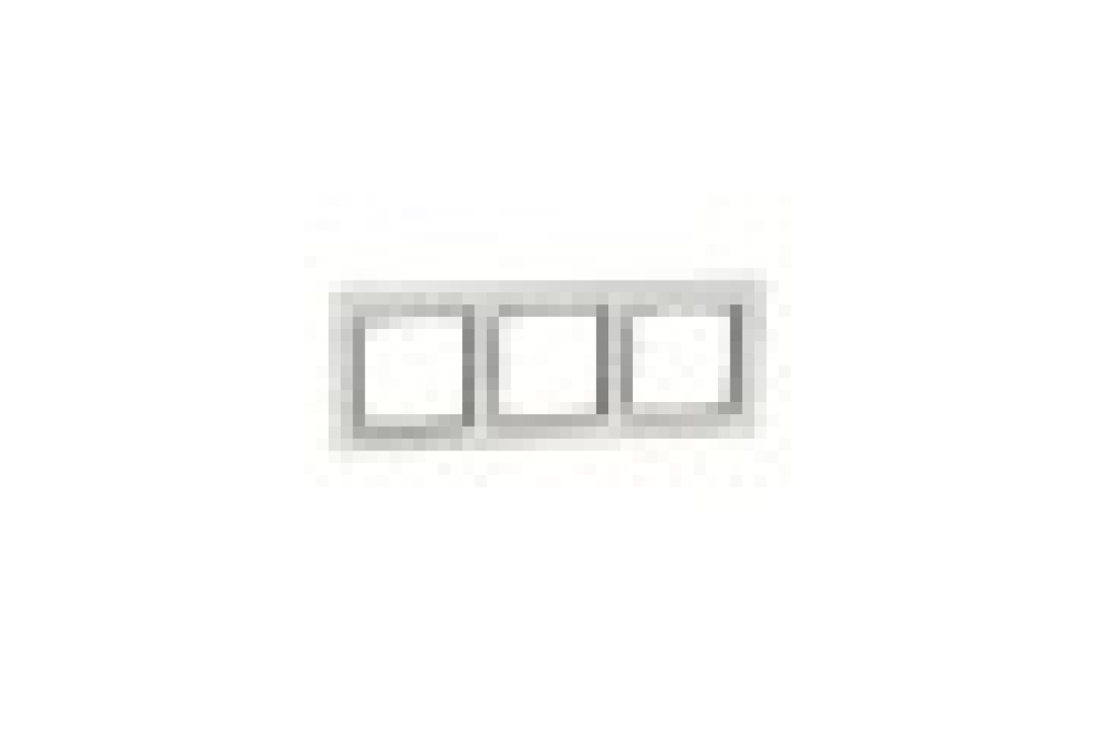 Рамка 3-постова Штучне Біле скло Sedna Elements (SDD360803)