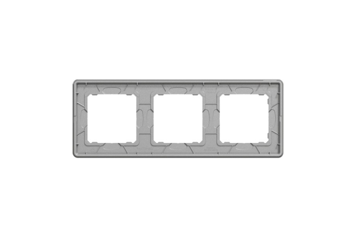 Рамка 3-постова Штучне Біле скло Sedna Elements (SDD360803)