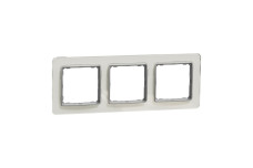 Рамка 3-постова  Штучне Біле скло Sedna Elements (SDD360803)