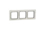 Рамка 3-постова Штучне Біле скло Sedna Elements (SDD360803)