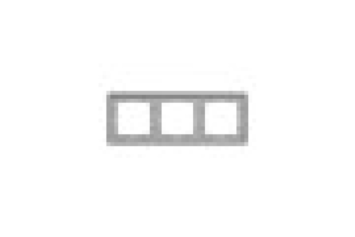 Рамка 3-постовая Искусственное матовое стекло Sedna Elements (SDD362803)