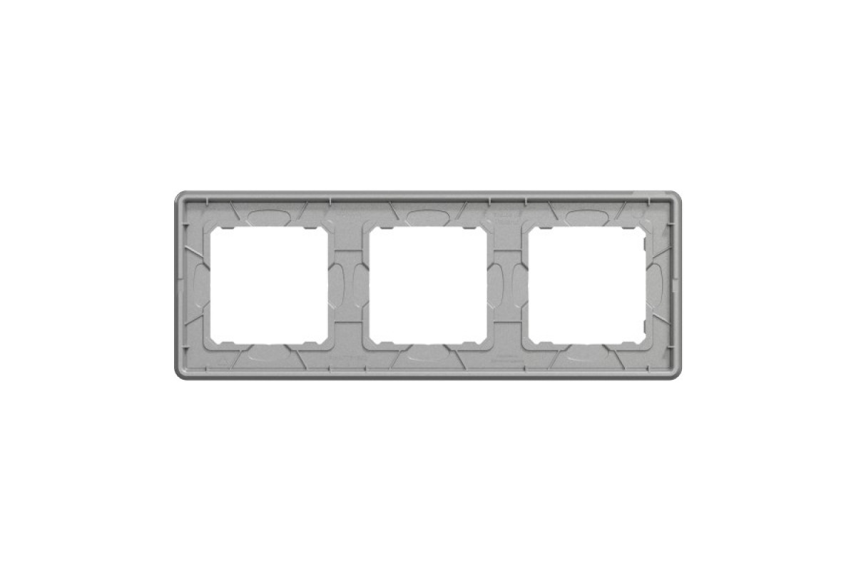 Рамка 3-постовая Искусственное матовое стекло Sedna Elements (SDD362803)