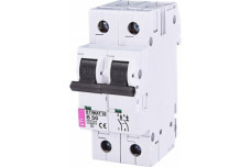 Автоматичний вимикач ETIMAT 10 50A 2P характеристика B 6kA ETI (002123721)